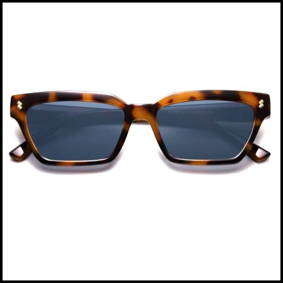 Trendy Polarized Sunglasses Cat Eye Retro Vintage 90s Narrow Frame main image 5